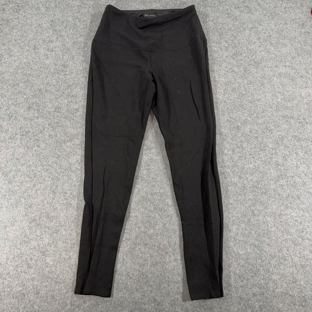 JNY Jones New York Womens Black High Waisted Leggings Size Medium